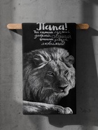 Полотенце махровое Этель «Лучший папа», 70×130 см, 100% хлопок, 420 г/м², чёрно-белое - Фото 1