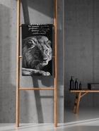 Полотенце махровое «Этель. Лучший папа», 70×130 см, 100% хлопок, 420 г/м², чёрно-белое - Фото 3