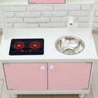 Игровая мебель «Кухонный гарнитур», световые и звуковые эффекты, цвет розовый, интерактивная панель - фото 8481248