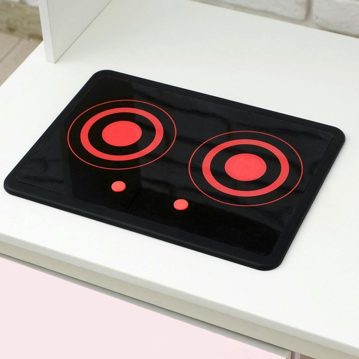 Игровая мебель «Кухонный гарнитур», световые и звуковые эффекты, цвет розовый, интерактивная панель - фото 1892331821