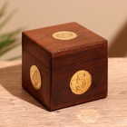 Игра настольная «Кубики», 6.5×6.5×6.5 см, дерево шишам - Фото 3
