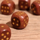 Игра настольная «Кубики», 6.5×6.5×6.5 см, дерево шишам - Фото 5