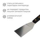 Набор для барбекю: лопатка, щипцы, вилка, 35 см - Фото 2