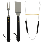 Набор для барбекю: лопатка, щипцы, вилка, 35 см - Фото 5