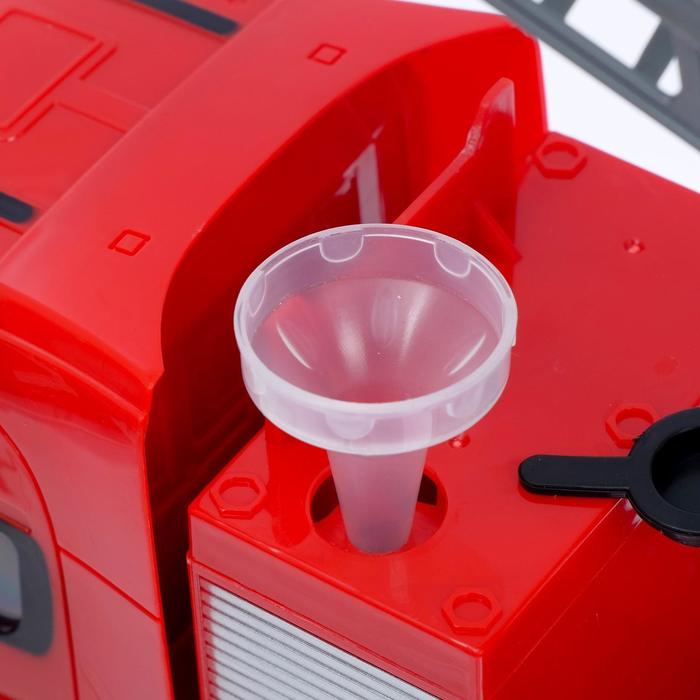 Машина радиоуправляемая «Пожарная охрана», стреляет водой, работает от аккумулятора, МИКС 45553