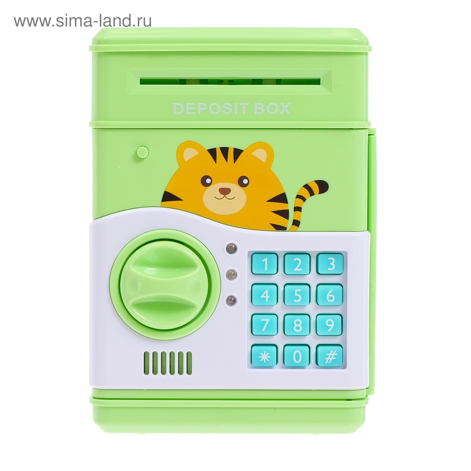 Сейф игрушечный «Весёлые зверята» со звуковыми эффектами (4372512 ...