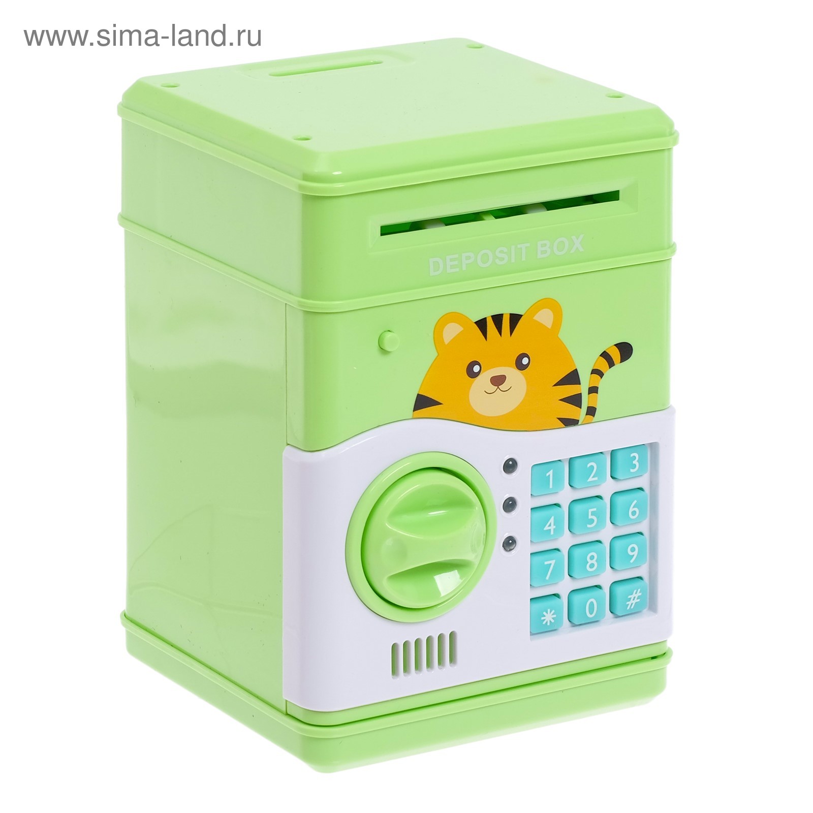 Сейф игрушечный «Весёлые зверята» со звуковыми эффектами (4372512 ...