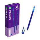 Ручка со стирающими чернилами гелевая Berlingo Apex E, 0.5 мм, трехгранная, чернила синие - фото 50978779