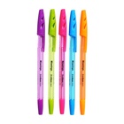 Ручка шариковая Berlingo. Tribase Neon, синий стержень, узел 0.7, МИКС - Фото 5