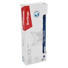 Ручка шариковая Berlingo xFine 0.3, синяя, корпус синий, резиновый упор, цена за 1 штук. - фото 318221241