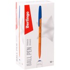 Ручка шариковая Berlingo Tribase Orange 0.7, синяя, корпус оранжевый 265891 - Фото 3