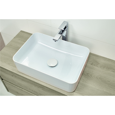 Раковина встраиваемая Cersanit CREA 35, SQUARE, на столешницу, белый