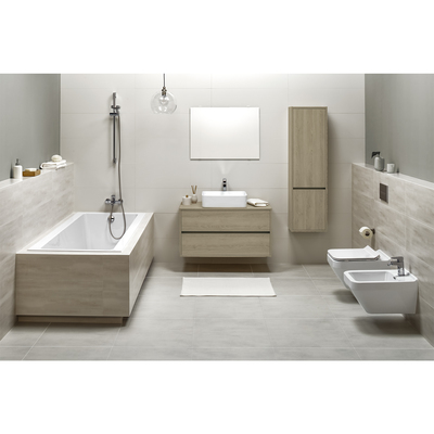 Раковина встраиваемая Cersanit CREA 35, SQUARE, на столешницу, белый