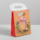 Пакет с клапаном «Теплых новогодних вечеров», 12 х16 х6 см. - Фото 4