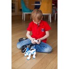 Робот собака «Ки-Ки», программируемый, на пульте управления, интерактивный: звук, свет, танцующий, музыкальный, на батарейках, на русском языке, синий - Фото 9