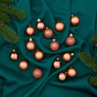 Ёлочные шары «Перламутр», набор 16 шт., d=3 см - Фото 1