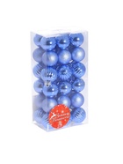 Ёлочные игрушки «Лагуна ассорти», шары новогодние, d=3 см, набор 36 шт., синий - Фото 8