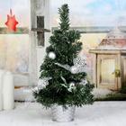 Искусственная ёлка настольная «Зимнее волшебство. Шары», 22 см, ПВХ ветки отгибаются - Фото 3