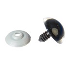 Глаза винтовые с заглушками, «Блёстки» набор 20 шт., размер 1 шт.: 2.2 см, коричневые - Фото 2