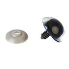 Глаза винтовые с заглушками, «Блёстки» набор 18 шт., размер 1 шт.: 2.4 см, синие - Фото 2