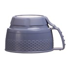 Термос 1 л, со стеклянной колбой, сохраняет тепло 12 ч, с кружкой, розовый - Фото 3