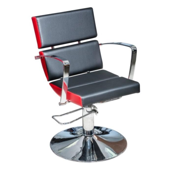 Кресло парикмахерское Лига, пятилучье, цвет чёрный 560×560 - фото 1912235160