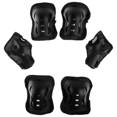 Защита роликовая, размер L, чёрная