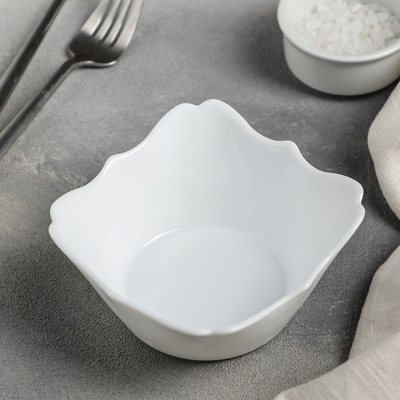 Салатник Доляна «Кувшинка», 300 мл, d=12,5 см, стеклокерамика