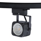 Трековый светильник Luazon Lighting под лампу Gu10, квадратный, корпус черный - фото 2560676