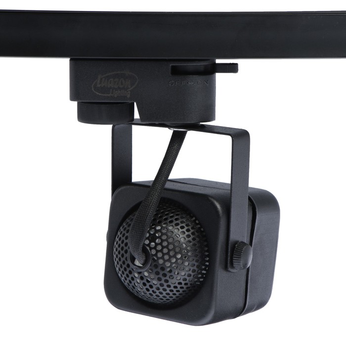 Трековый светильник Luazon Lighting под лампу Gu10, квадратный, корпус черный - фото 1898226941