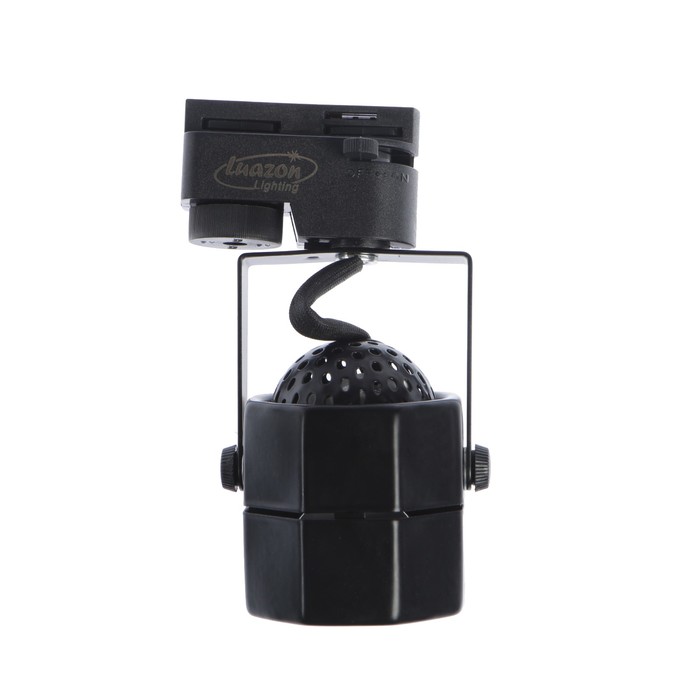 Трековый светильник Luazon Lighting под лампу Gu10, восемь граней, корпус черный - фото 1898226954