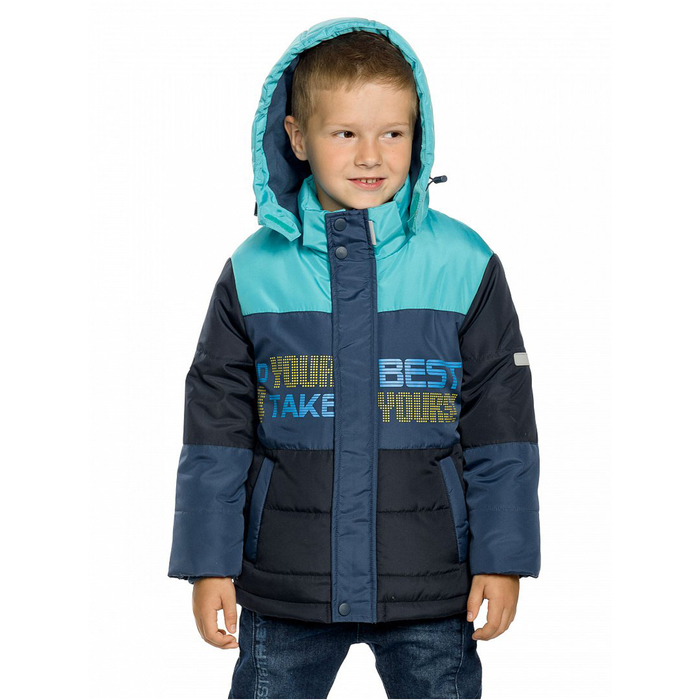 Куртка для мальчиков, рост 98 см, цвет тёмно-синий