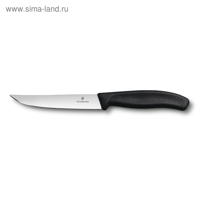 Нож для стейка и пиццы VICTORINOX SwissClassic Gourmet, 12 см, чёрный - Фото 1