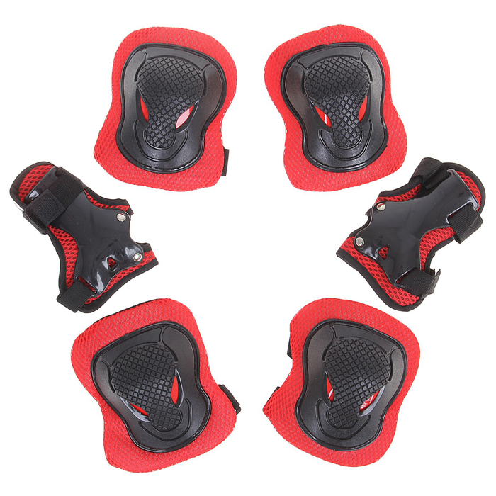 Защита роликовая OT-2030 р S, цвет красный - Фото 1