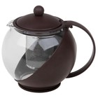 Чайник стеклянный заварочный «Забота» матовый, 700 мл, с металлическим ситом, цвета МИКС - Фото 5