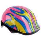 Шлем защитный детский ONLYTOP OT-H6, обхват 55-58 см, цвет розовый - фото 9745366
