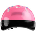 Шлем защитный детский ONLYTOP OT-H6, обхват 55-58 см, цвет розовый - фото 9745369