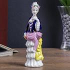 Сувенир керамика "Леди в платье каскадом" 20х7х6 см - фото 318619783
