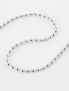 Бусы на нитях, 4 мм, 9±1 м, цвет серебряный - Фото 2