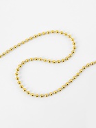 Бусы на нитях, 4 мм, 9±1 м, цвет золотой - Фото 2