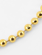 Бусы на нитях, 4 мм, 9±1 м, цвет золотой - Фото 4