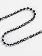 Стразы на нитях, с голографией, 3 мм, 9±1 м, чёрные - Фото 2