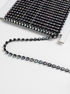 Стразы на нитях, с голографией, 3 мм, 9±1 м, чёрные - Фото 3