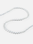 Бусы на нитях, с голографией, 3 мм, 9±1 м, белые - Фото 2