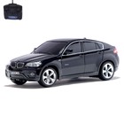Машина радиоуправляемая BMW X6, масштаб 1:24, работает от батареек, свет, цвет чёрный - Фото 1