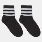 Носки детские, цвет чёрный, р-р 18-20 - Фото 1