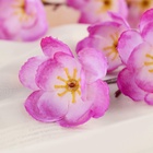 Цветы искусственные «Ветка яблони», 4.5?58 см, сиреневые (комплект 2 шт) - фото 68081349