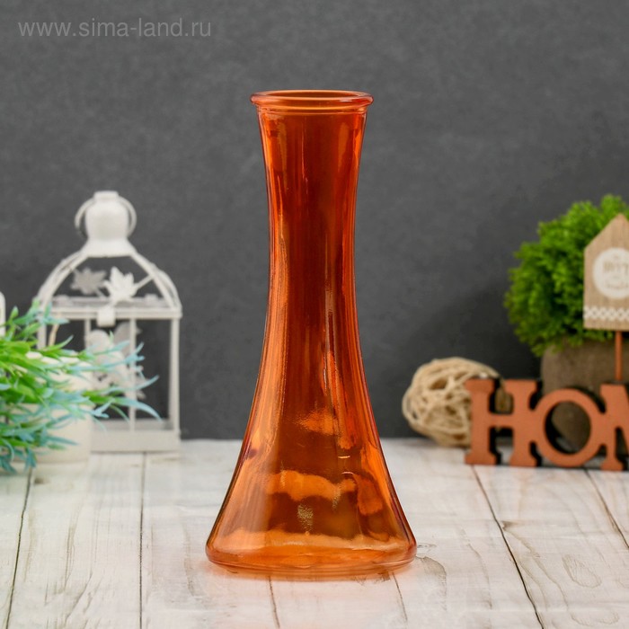 Ваза "Весна" оранжевая, 0,14 л Интерьер. Товары и подарки на 8 марта