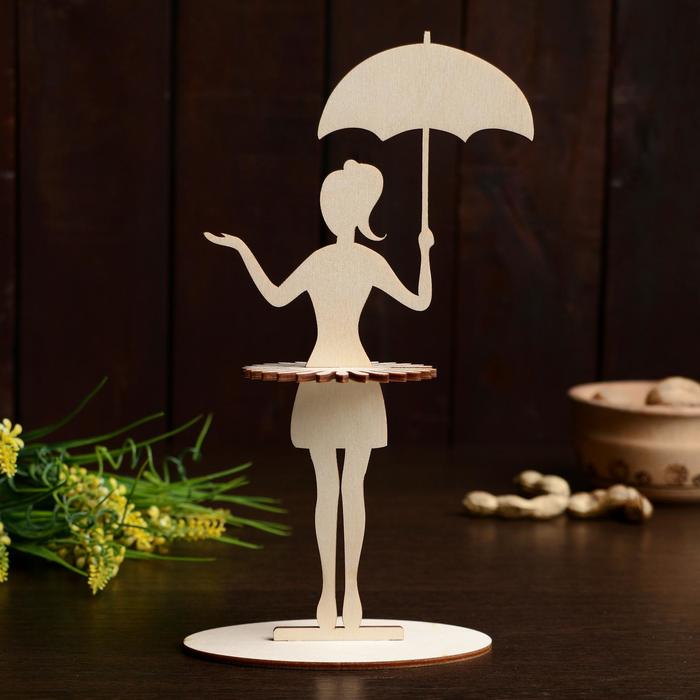 Салфетница «Девушка под зонтиком», 23,5×12,5×0,3 см - фото 1907024752