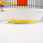 Клетка для птиц, 39×44 см, круглая, двухъярусная сварная, большой поддон, МИКС - Фото 6